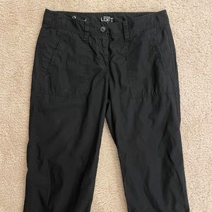 LOFT Black Original Capri Pants, Size 2